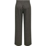 Only - ONLDELL MW WIDE PULL-UP PANT TLR NOOS - Stretchbroek - Zwart