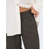 Only - ONLDELL MW WIDE PULL-UP PANT TLR NOOS - Stretchbroek - Zwart