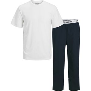 Jack & Jones - JACCARL - Pyjama Set - Wit/Blauw - Katoen