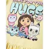 Gabby's Dollhouse - Jurk - Jersey - Met Ruches - Korte Mouwen - Regular Fit