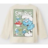 NAME IT Jongens Nmmfys Smurfs Nreg Ls Top Bfu, Peyote Melange, 104