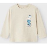 NAME IT Jongens Nmmfys Smurfs Nreg Ls Top Bfu, Peyote Melange, 104