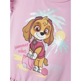 Paw Patrol - Jerseyjurk - Roze - Jersey - Glitter Detail