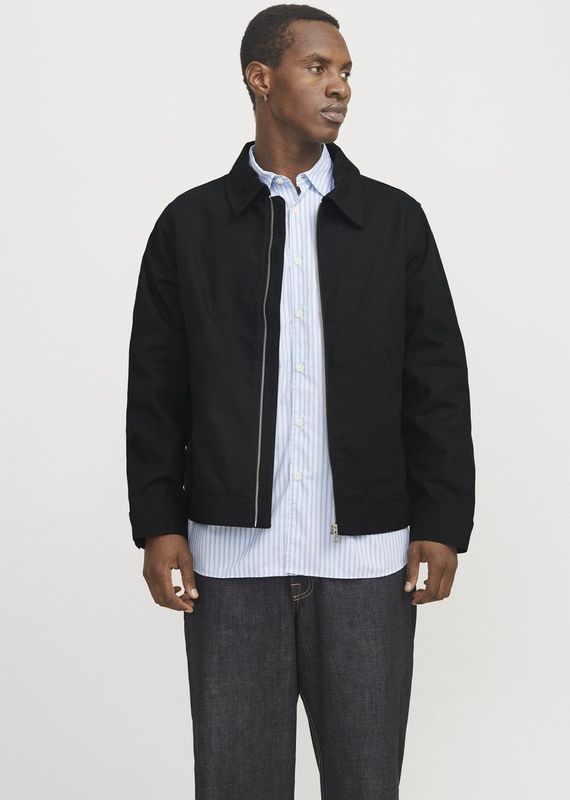 Jack & Jones - JORBOSTON WORKER JACKET - Outdoorjack - Zwart - 2 Steekzakken