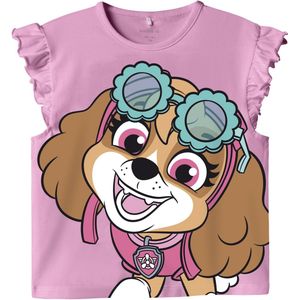 Shirt NMFMARA PAW - T-shirt - Jersey - Ronde Hals - Motiefprint - Kwartmouw