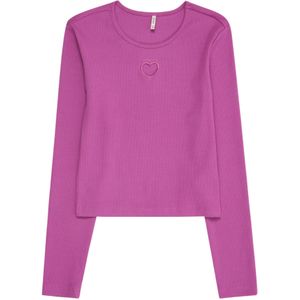 ONLY GIRLS - Kognessa - Top - Multicolor - O-hals - Lange Mouwen
