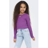 ONLY GIRLS - Kognessa - Top - Multicolor - O-hals - Lange Mouwen