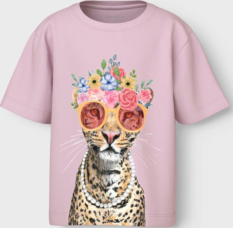 T-shirt - Regular Fit - Jersey - Korte Mouwen - Fotoprint