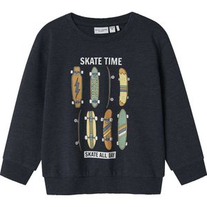 NAME IT Nmmvalexander Ls Nreg Sweat Unb voor jongens, navy blazer, 92