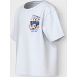 T-shirt - O-hals - Korte Mouwen - Jersey - Rubberen Print - Regular Fit