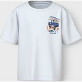 NAME IT - NMMVELIX SS NREG TOP - Jongens - T-shirts - Wit - Jersey