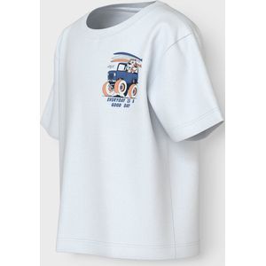 NAME IT - NMMVELIX SS NREG TOP - Jongens - T-shirts - Wit - Jersey