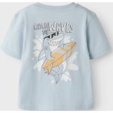 NAME IT - NMMVELIX SS NREG TOP - T-shirt - Blauw