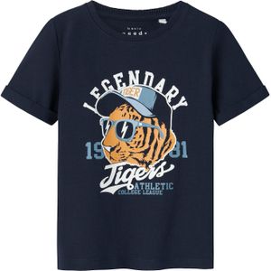 T-shirt - Jersey - Korte Mouwen - Rubberen Print - Regular Fit