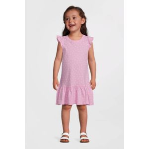 Print - Jurk - Multicolor - Jersey - Korte Mouwen - Regular Fit