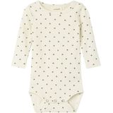 Romper - Lange Mouwen - Drukknoopsluiting - Herhaling van de Print