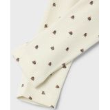 Print - Legging - Zwart - Elastische Taille, Slim Fit