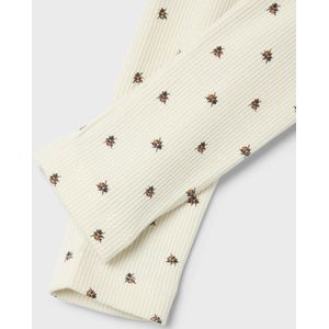 Print - Legging - Zwart - Elastische Taille, Slim Fit