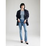 Vero Moda - Vmpoppy Ss Off Shoulder Top - Dusty Blue - 100% Katoen
