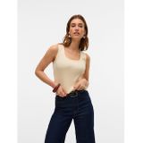 Top - Mouwloos - Vierkante Hals - Kort - Regular Fit