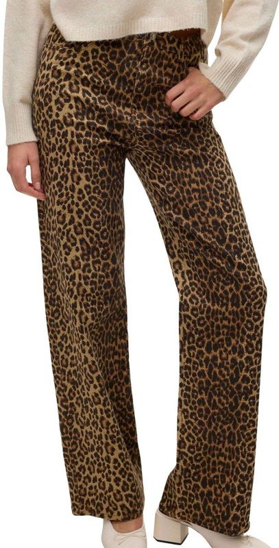 Vero Moda - Vmtessa Hr Wide Stretch Aop Jeans Noos - Dames - Jeans