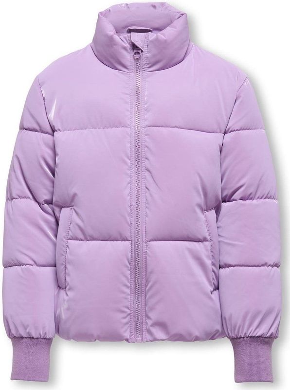 Only Winterjas Meisjes Puffer - Kogelise - Paars