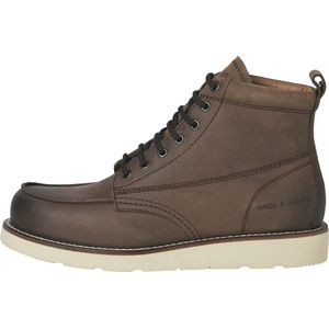 Jack Jones - Jfwtoronto Leather Boot Styd Ln - Heren - Laarzen