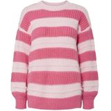 Gebreide Trui - Gestreept - Ronde Hals - Oversized Fit - Gemaakt Met Gerecycled Polyester