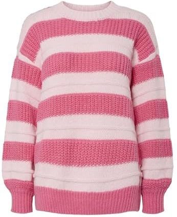 Gebreide Trui - Gestreept - Ronde Hals - Oversized Fit - Gemaakt Met Gerecycled Polyester