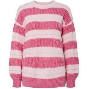 Oversized Trui - PCSIMMA - Gestreept - Lange Mouwen - Gerecycled Materiaal