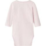 NAME IT - Romper - Lichtroze/Gele - Katoen/Elastaan