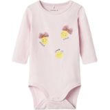 NAME IT - Romper - Lichtroze/Gele - Katoen/Elastaan