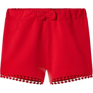 Short - Blauw - Jersey - Verstelbare Taille - Regular Fit