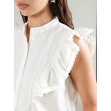 Pieces - Blouse - Cloud Dancer - 100% Biologisch Katoen