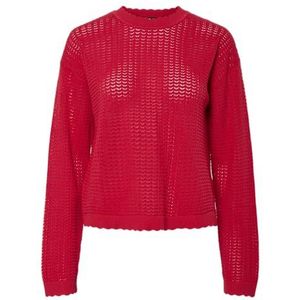 Pcscout - Gebreide Trui - Ronde Hals - Lange Mouwen - Geribde Manchetten