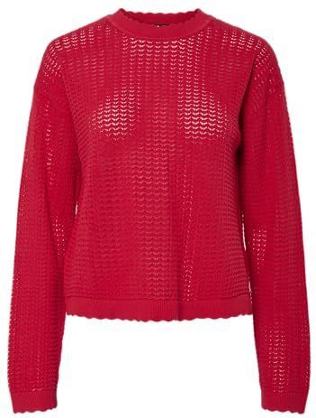 Pcscout - Gebreide Trui - Ronde Hals - Lange Mouwen - Geribde Manchetten