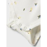 NAME IT - Romper - Offwhite Geel - Katoen - Ruches