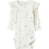 NAME IT - Romper - Offwhite Geel - Katoen - Ruches
