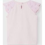 NAME IT - T-shirt - Lila - Katoen - Korte Mouwen