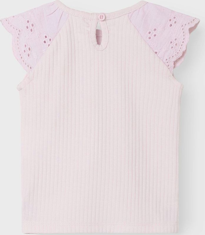 NAME IT - T-shirt - Lila - Katoen - Korte Mouwen