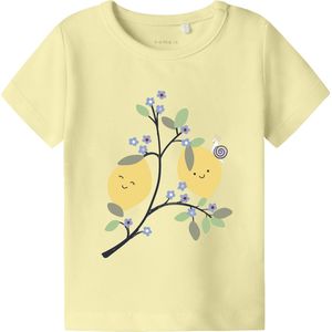 name it T-shirt Nbffaberry Pastel Yellow