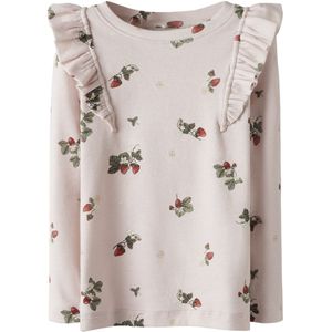 Top - Gestreept - Ribtricot - O-hals - Lange Mouwen - Slim Fit