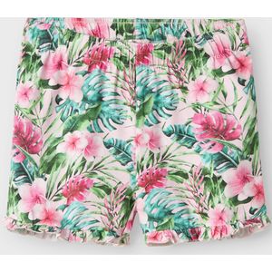 Name It - Peutershort - Katoen - Met Ruffle - All-over Print