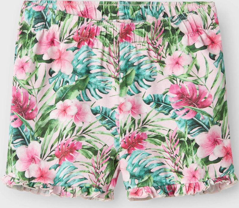 Name It - Peutershort - Katoen - Met Ruffle - All-over Print