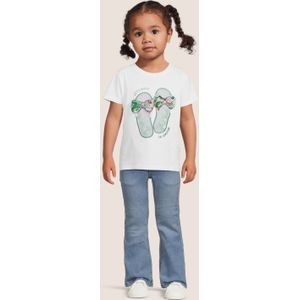 NAME IT - FIWI - T-shirt - Blauw - Katoen/Elastaan