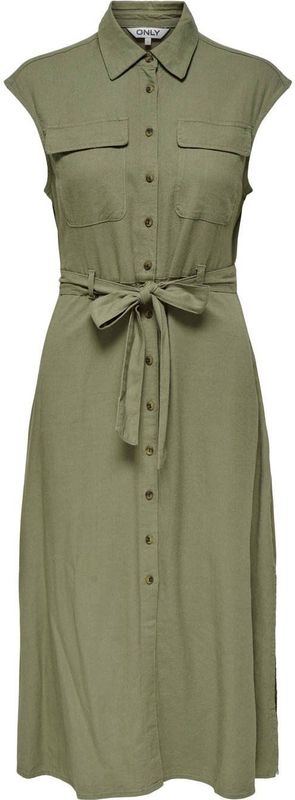 ONLY - ONLLIMA - Blousejurk - Olijfgroen