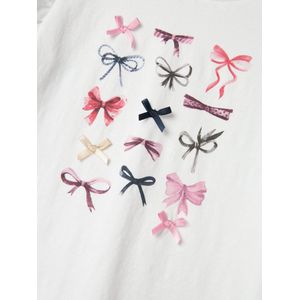 Name It - Nmffilly Ss Top - Tanktop - Helder Wit - Meisjes - 116