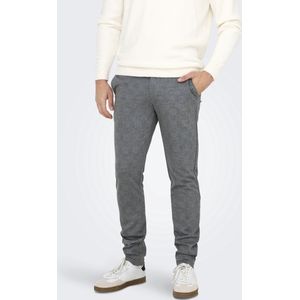 Chino Broek - Geruit - Viscose - Slimfit