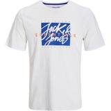 JACK & JONES Jjcolton Tee Ss Crew Neck 3 stuks Mp Jjcolton T-shirt met ronde hals voor heren, verpakking van 3 stuks, Wit