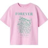 Top - Multicolor - Jersey - Korte Mouwen - Ronde Hals